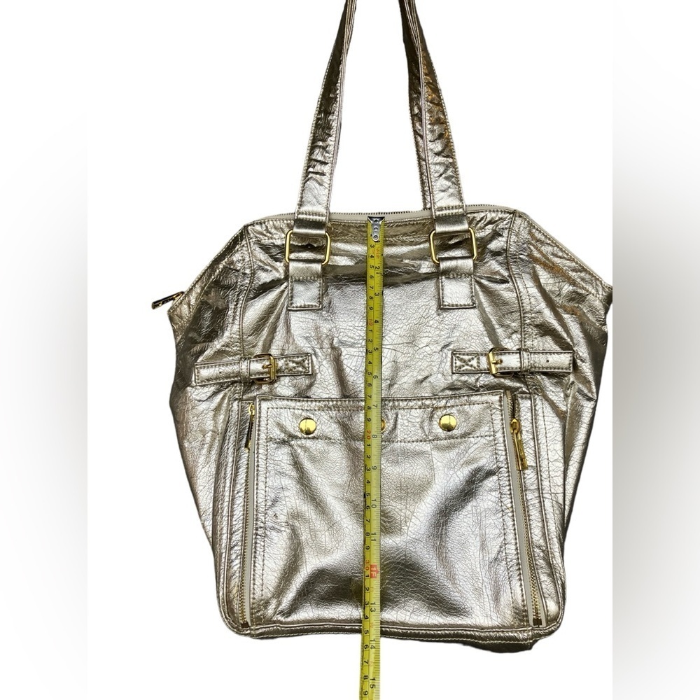 Urban Expressions Gold Metallic Tote - Picture 3 of 10